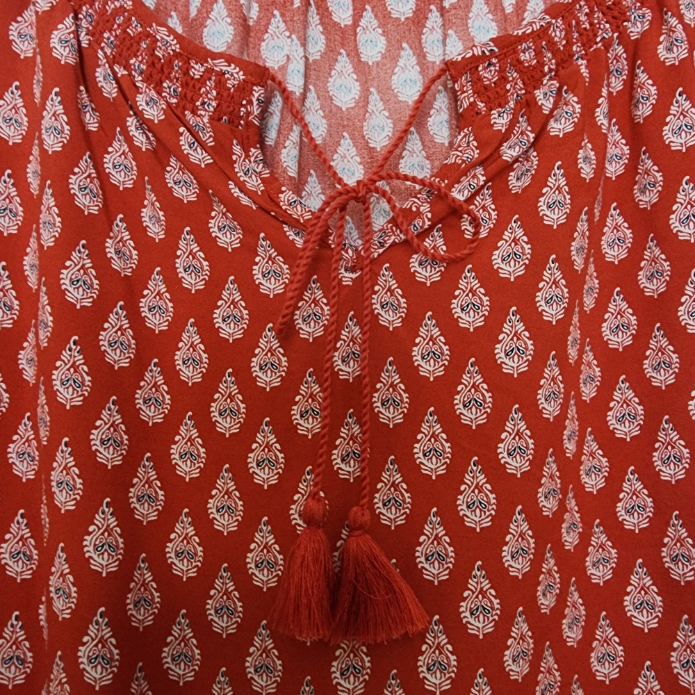 Beach Lunch Lounge split neck tunic Medium - Picture 4 of 8